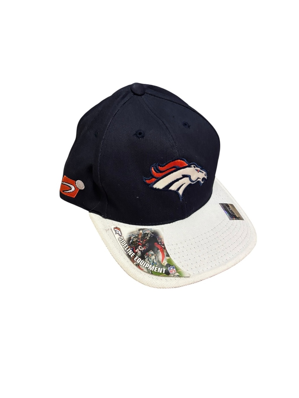 Denver Broncos Navy & White Snapback Hat